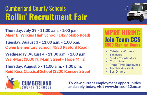 CCS' Rollin' Recruitment Fair